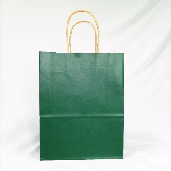 2021 Newly Designed Christmas Brown Kraft Paper Gift Bags for Party/Tea/Shoes/Clothes/Cake