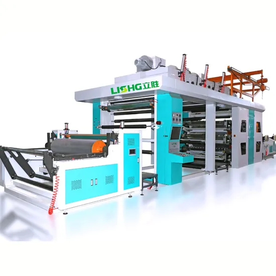 Bolsa de papel/PP automática de alta velocidad de 6 colores/no