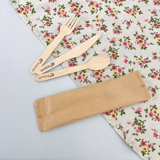 Cubiertos de Madera para Llevar Eco