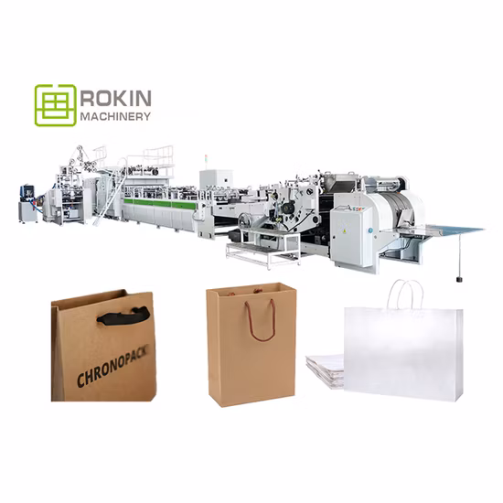 Marca Zenbo, totalmente automática, alimentación de hojas digitales, ensamblaje de cemento marrón, compras artesanales, máquina para fabricar bolsas de papel Kraft con fondo cuadrado